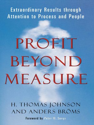 cover image of Profit Beyond Measure